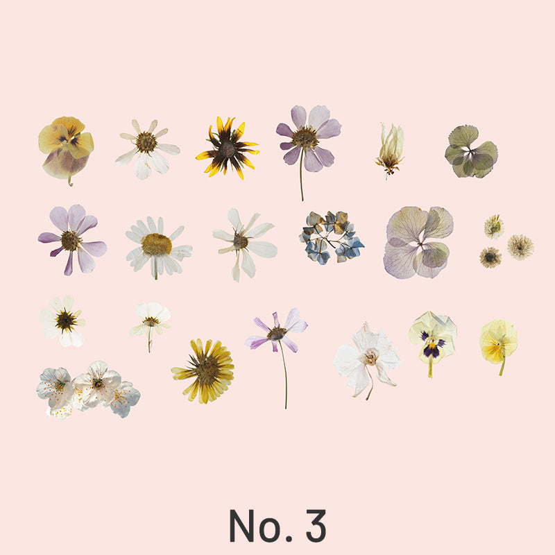Nature Collector Vintage Botanical Floral Vinyl Sticker Pack sku-3