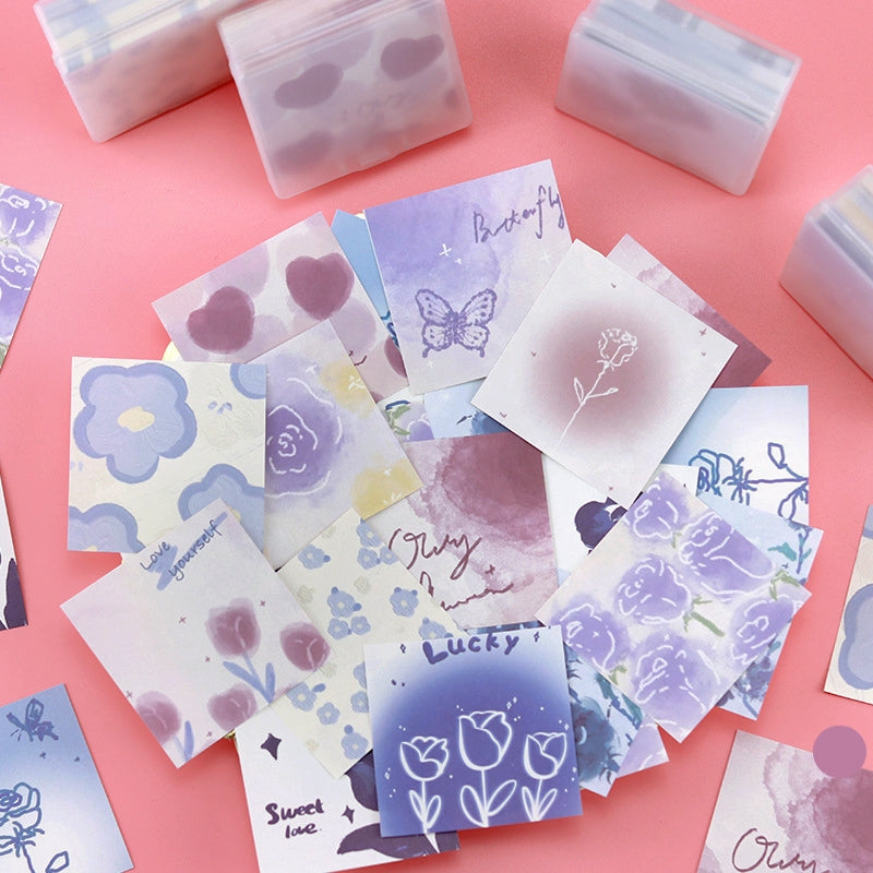 Non Sticky Note Paper In Plastic Box Of Blue Fairy 2