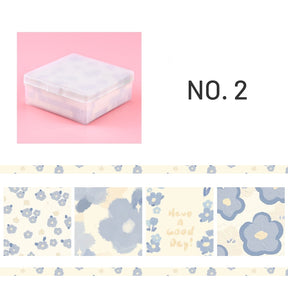 Non Sticky Note Paper In Plastic Box Of Blue Fairy sku-2