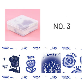 Non Sticky Note Paper In Plastic Box Of Blue Fairy sku-3