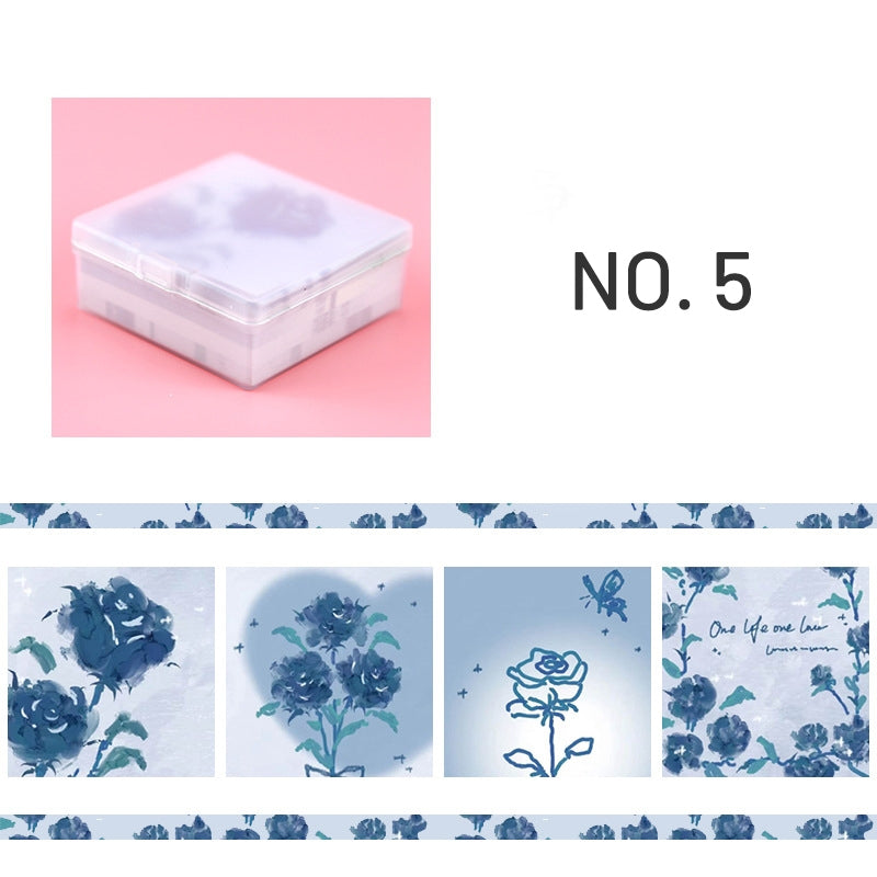 Non Sticky Note Paper In Plastic Box Of Blue Fairy sku-5