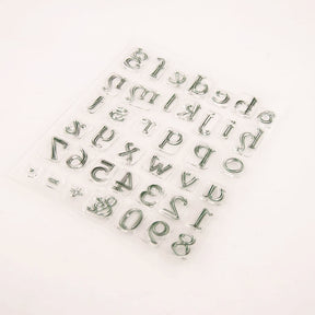 Numbers Letters Symbols Silicone Stamp Set c3