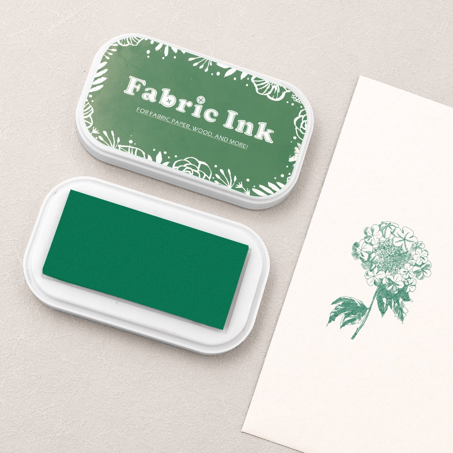 Oil-Based Fabric Ink Pad - Azure-copy BD-221d