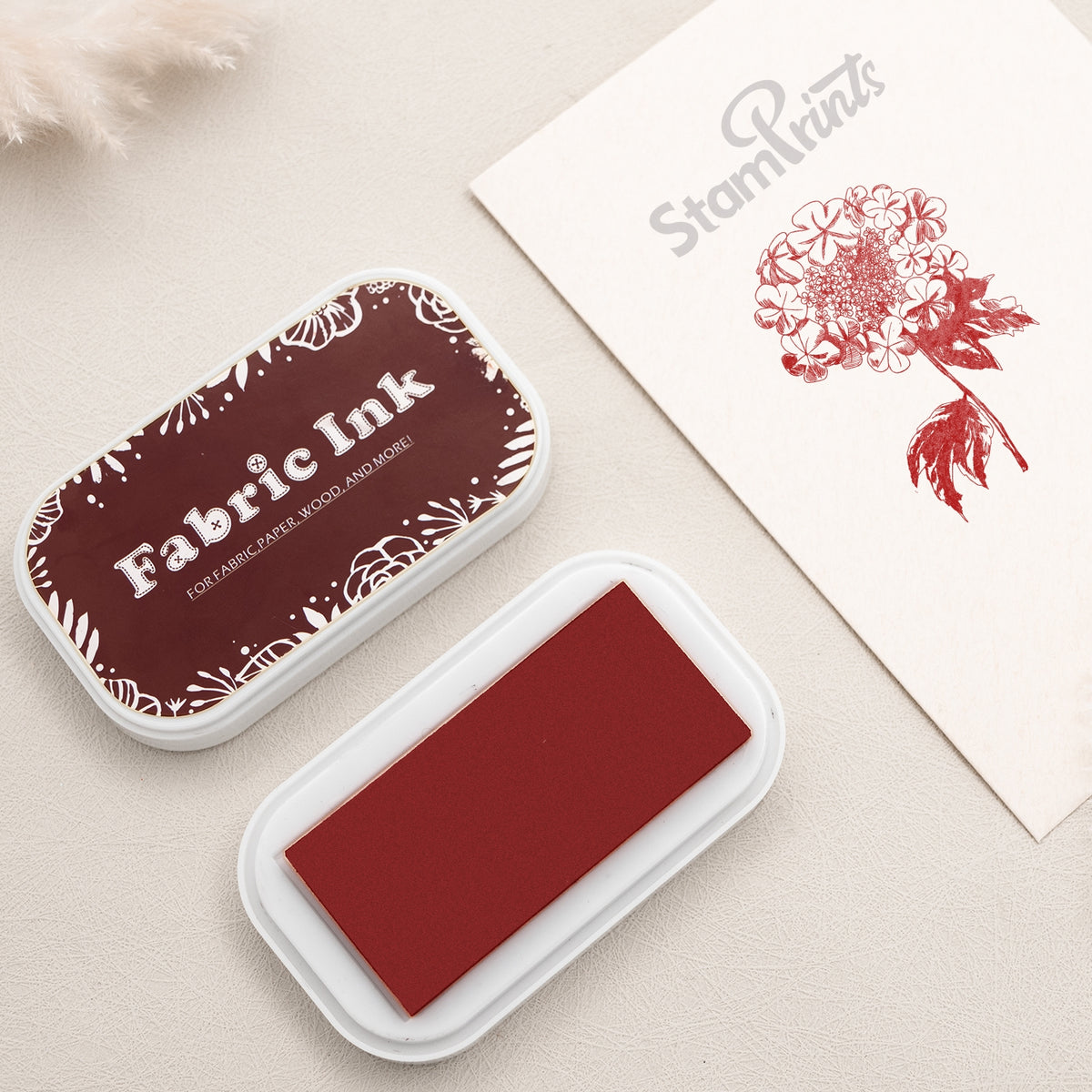 Oil-Based Fabric Ink Pad - Chocolate-copy BD-256c