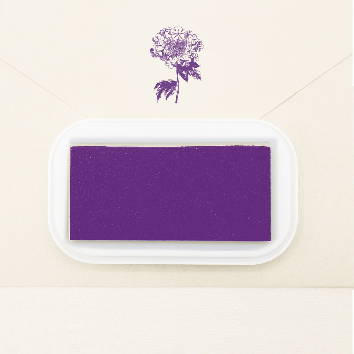 Oil-Based Fabric Ink Pad - Peony Purple BD-216a