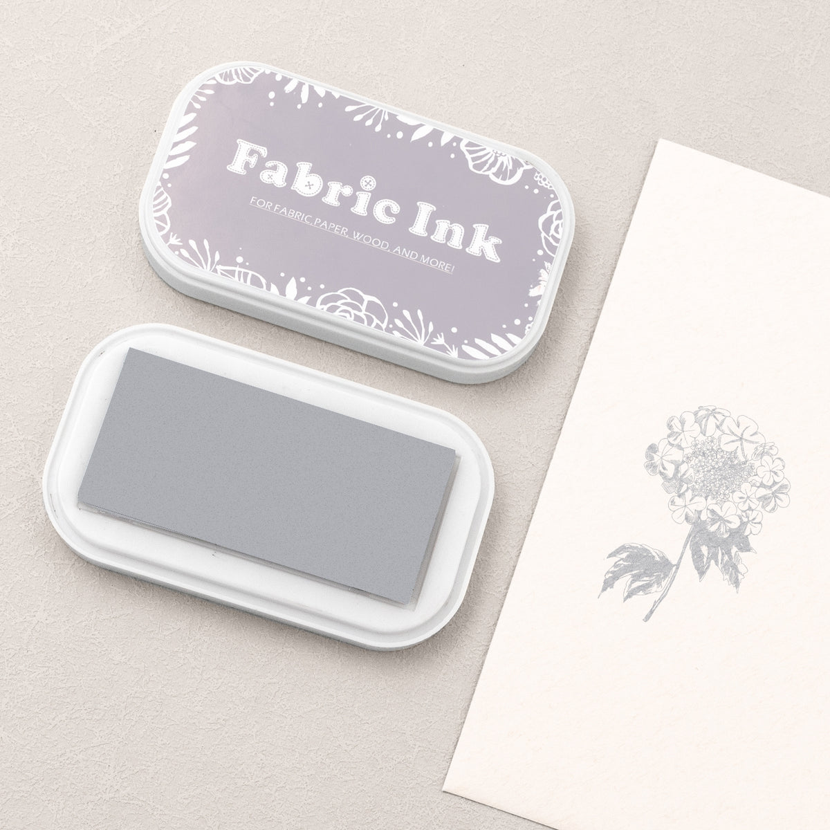Oil-Based Fabric Ink Pad - Porcelain White-copy BD-281d