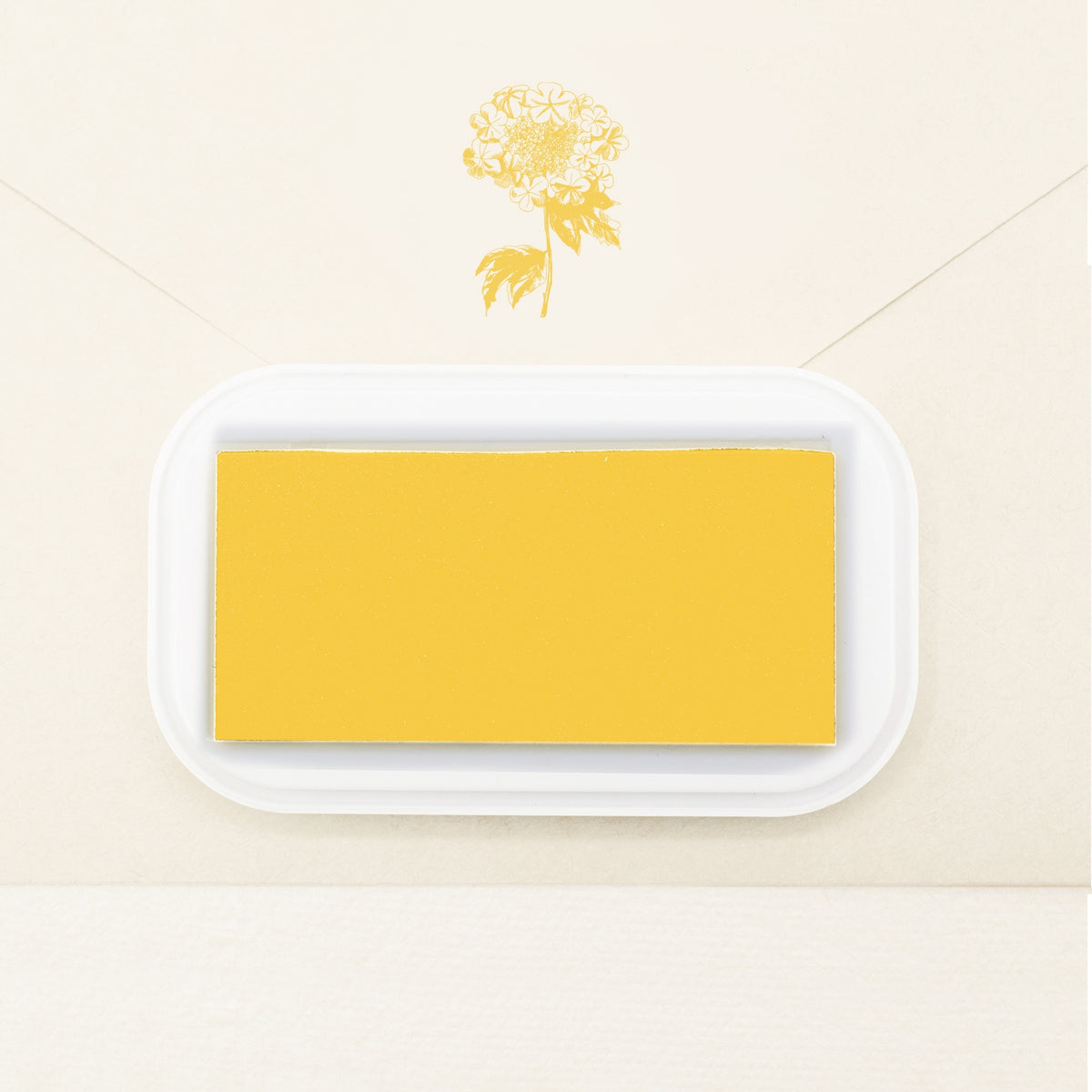 Oil-Based Fabric Ink Pad-Lemon Yellow BD-211-a