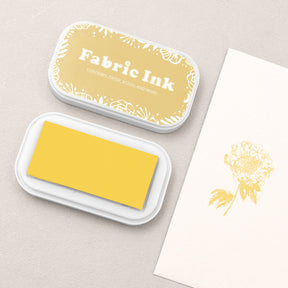 Oil-Based Fabric Ink Pad-Lemon Yellow BD-211-d
