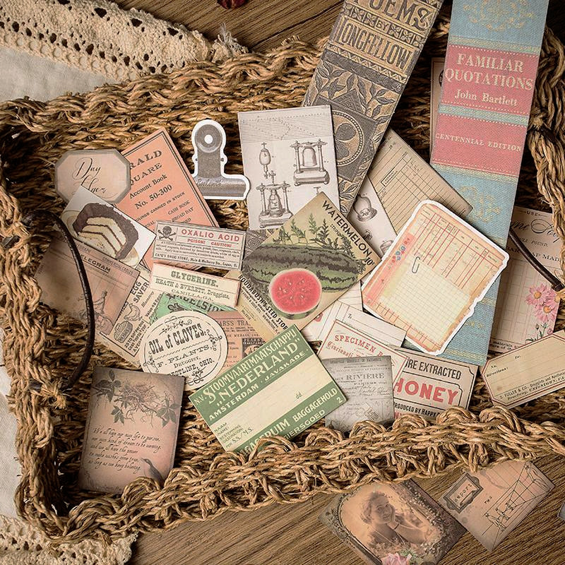 Old Elements Vintage Materials Hand Tent Stickers 3