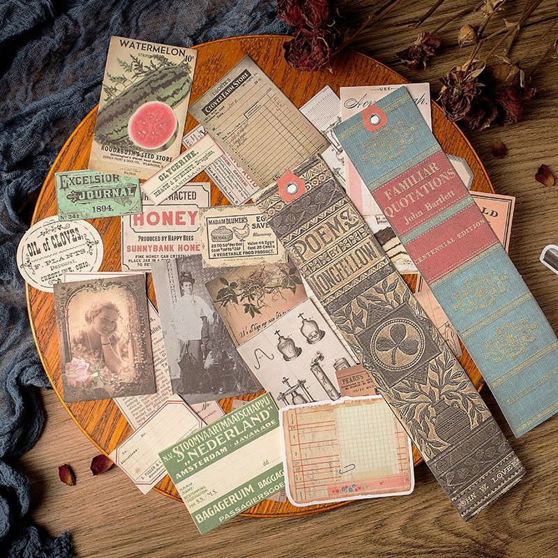 Old Elements Vintage Materials Hand Tent Stickers 4