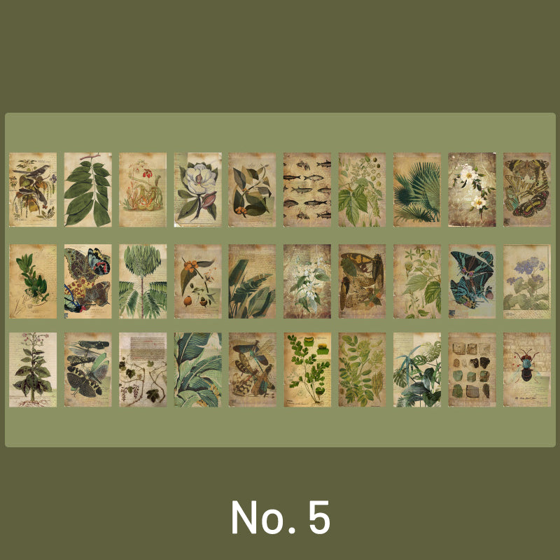 Old Memory Retro Note Paper Scrapbook Paper Book sku-5