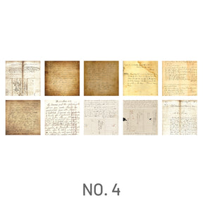 Manuscript-Vintage Background Material Paper - Newspaper, Travel Map, Manuscript, Letter, Diary, Movie, Cosmic