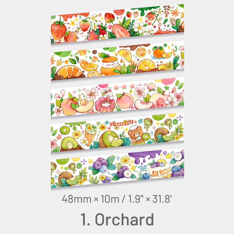 Cute Cartoon Orchard & Stationery Washi Tape 6