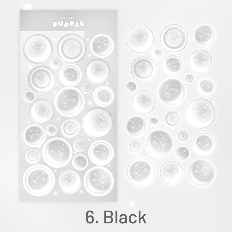 Original Meteor Bubble Holographic Sticker sku-1