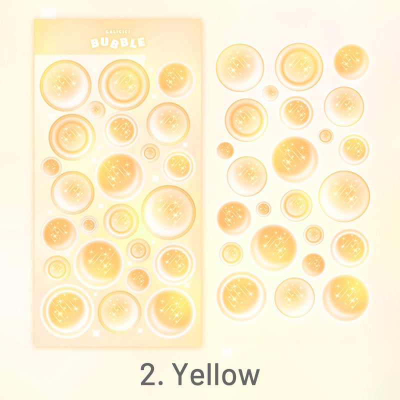 Original Meteor Bubble Holographic Sticker sku-2