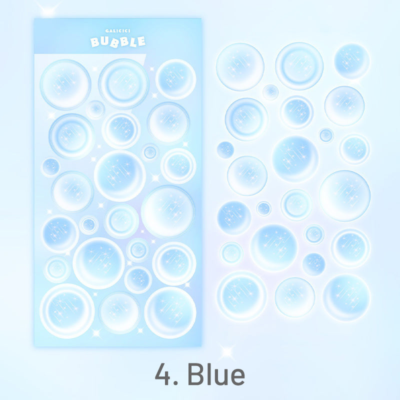 Original Meteor Bubble Holographic Sticker sku-3