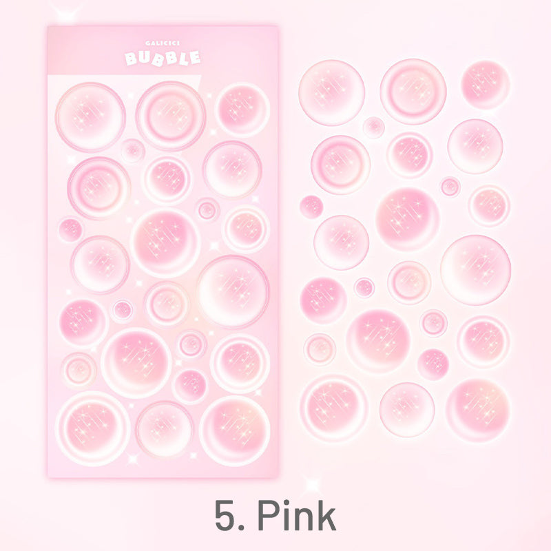 Original Meteor Bubble Holographic Sticker sku-4