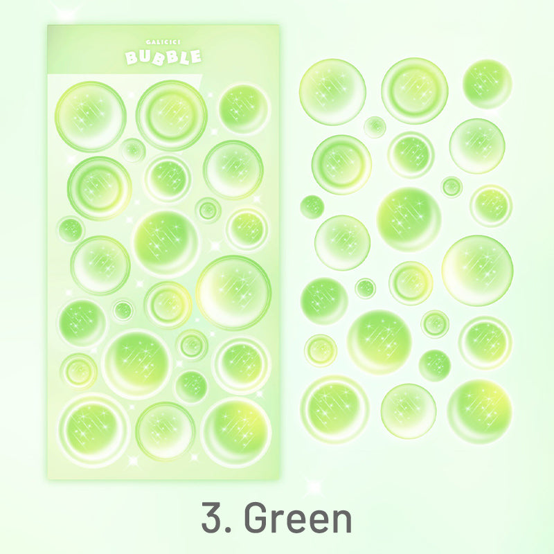 Original Meteor Bubble Holographic Sticker sku-5
