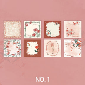Painting and Romance Rose Note Paper sku-1