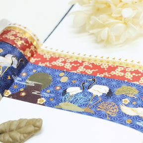 Traditional Chinese Crane Washi Tape Set-3