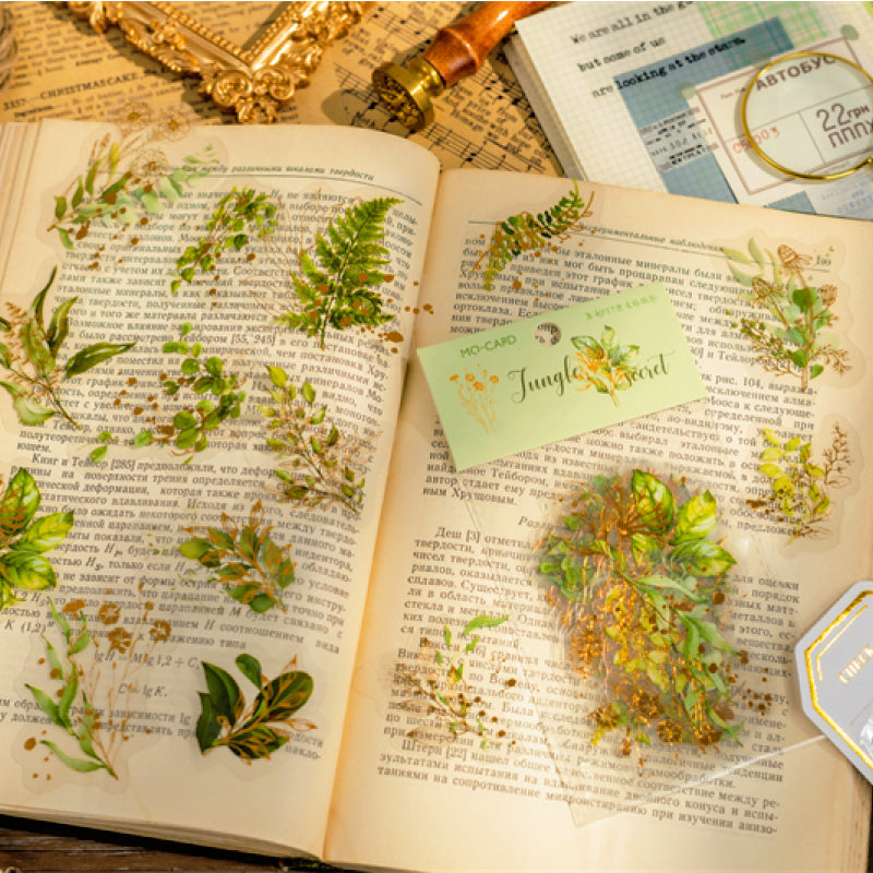 Plant Handwritten Fresh Floral PET Sticker Pack b2