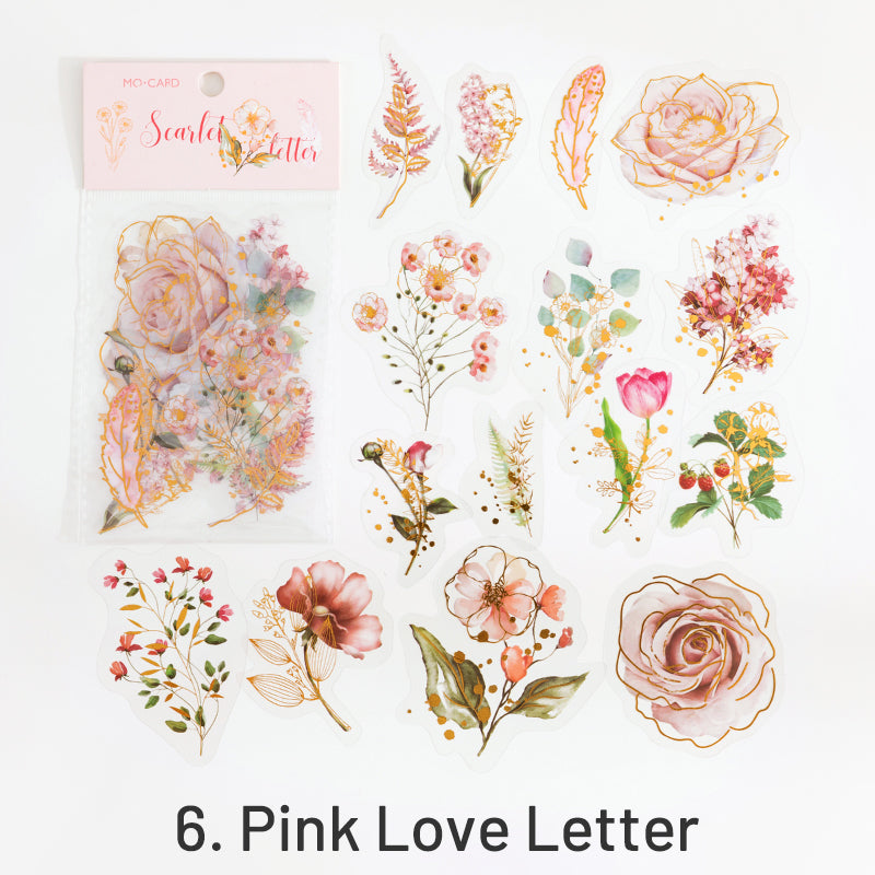 Plant Handwritten Fresh Floral PET Sticker Pack sku-6