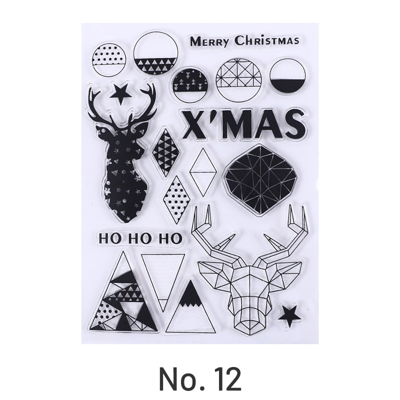 Plant Scenery Silicone Clear Rubber Stamps sku-12