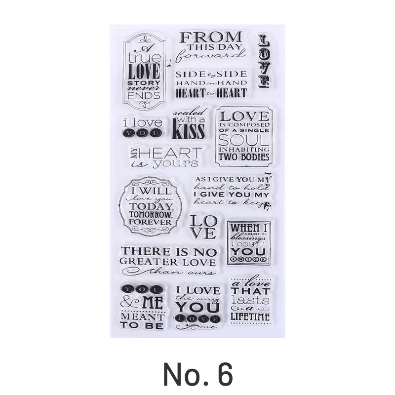 Plant Scenery Silicone Clear Rubber Stamps sku-6