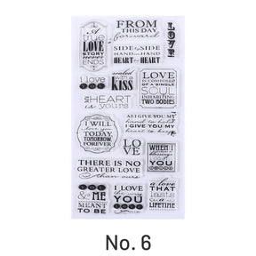 Plant Scenery Silicone Clear Rubber Stamps sku-6