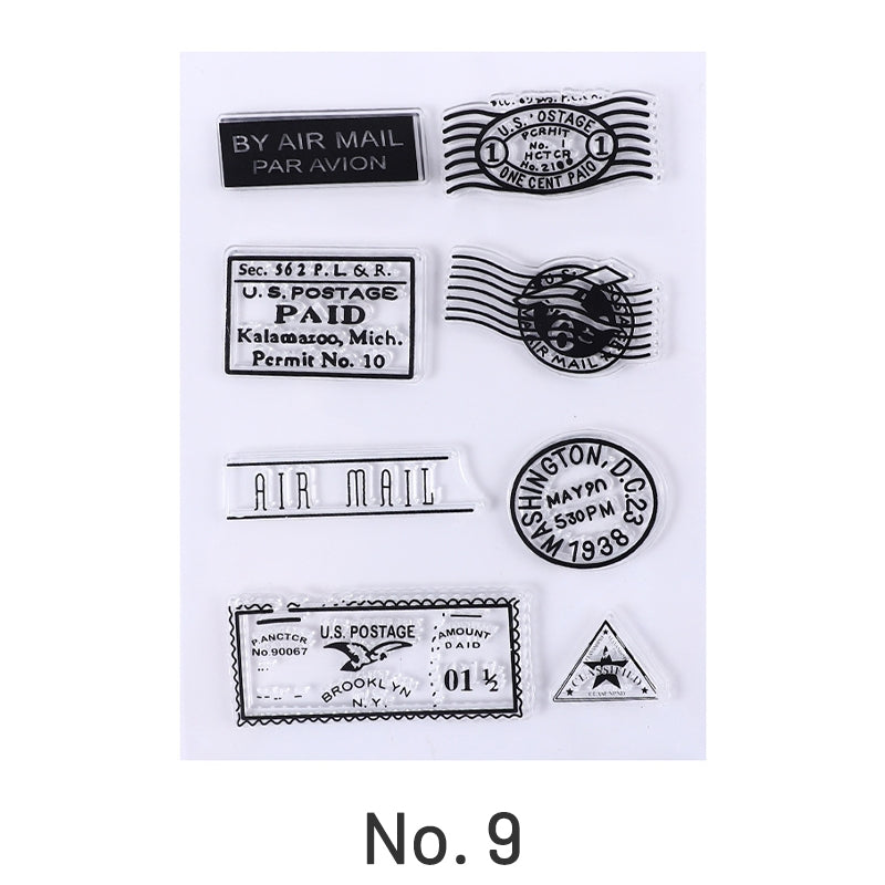 Plant Scenery Silicone Clear Rubber Stamps sku-9