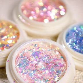 Polarized Dreamy High Glitter Decorative Opal Powder b