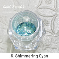 6. Shimmering Cyan