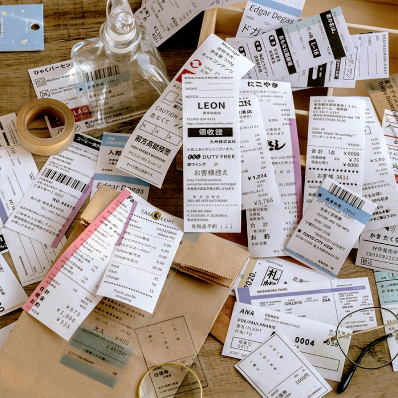 Receipt Printer Multi-Material Long Strip Tape Stickers b