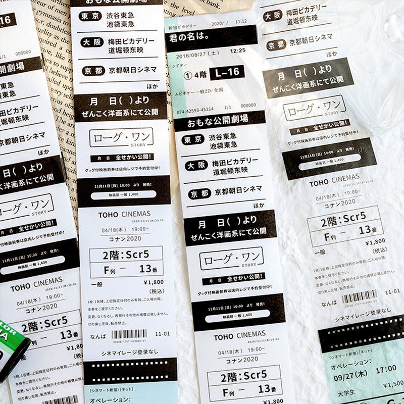 Receipt Printer Multi-Material Long Strip Tape Stickers c