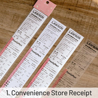 1. Convenience Store Receipt
