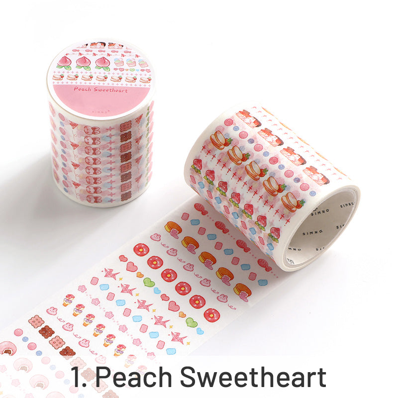 Tape - Refreshing Cute Cartoon Fruit Food Washi Tape