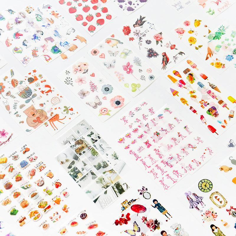 Refreshing Plant Animal Planet Food Washi Sticker b3