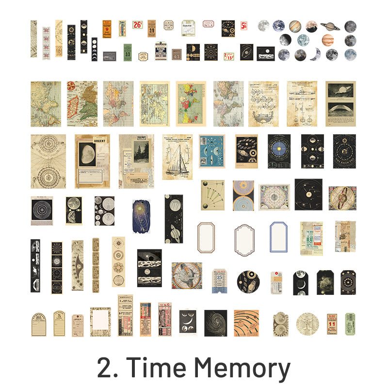 Retro Collage Artistic Scrapbook Paper Pack sku-2