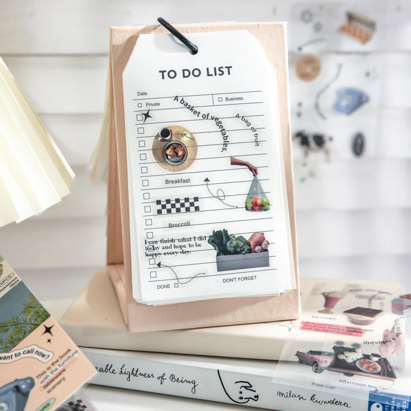 Retro Convenience Store Decorative PET Sticker Book b5