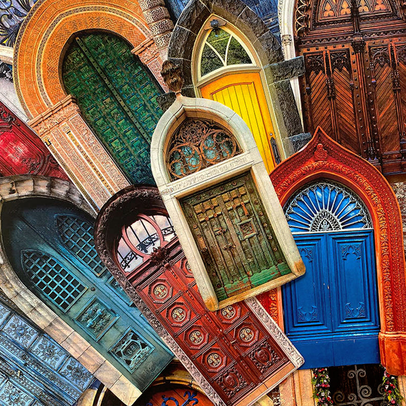 Retro Gothic Architecture Gate Papers | Digital Scrapbook by Stamprints