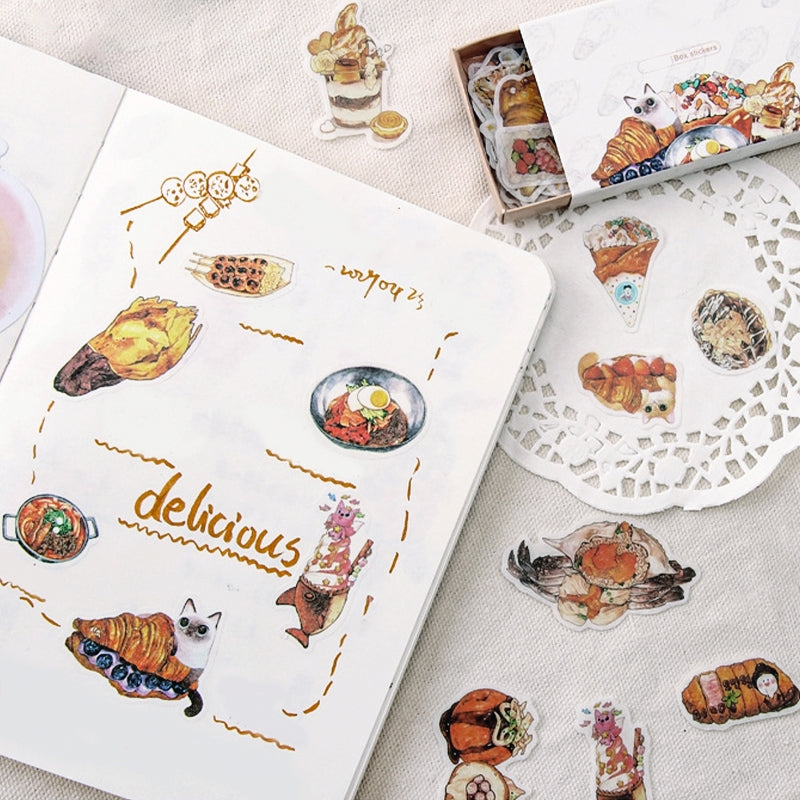 Vintage Plant Boxed Washi Sticker2