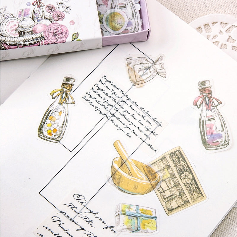 Vintage Plant Boxed Washi Sticker3