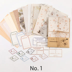 Retro Refreshing Floral Background Decorative Paper sku-1