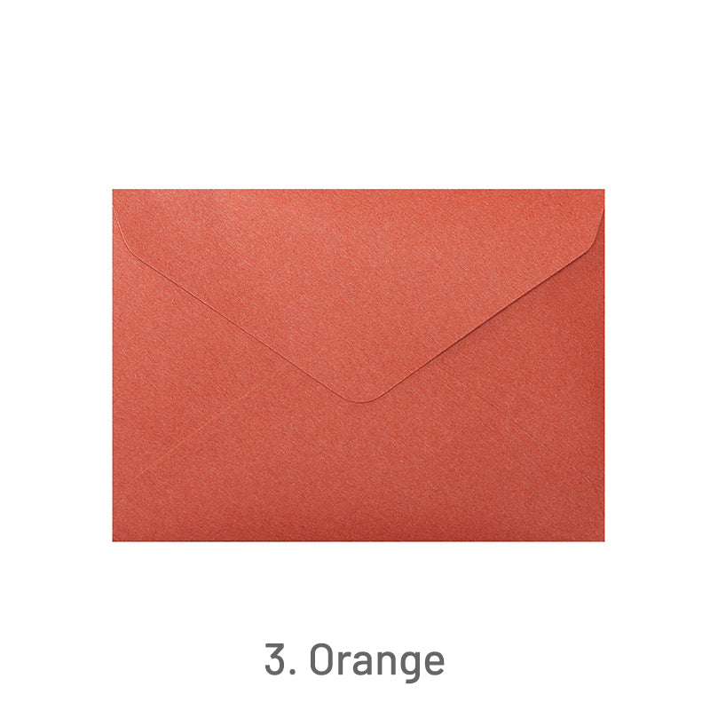 Retro Solid Color Triangle Envelope sku-3