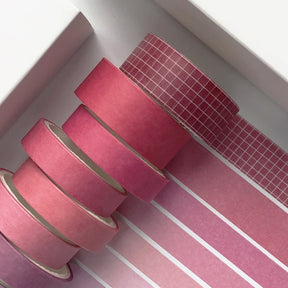 8-Roll Solid Color Washi Tape Set2