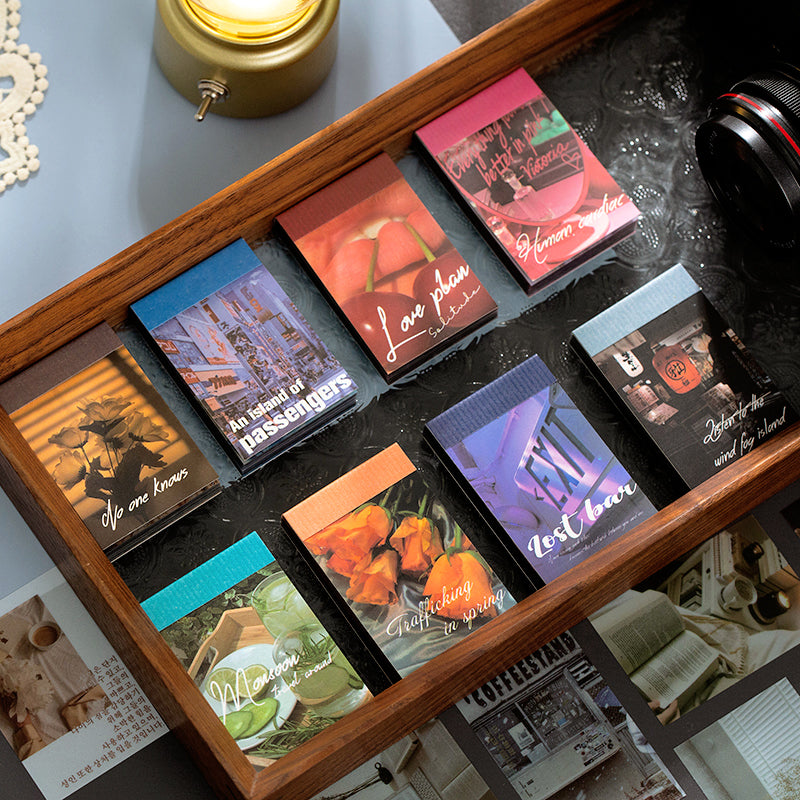 Reversed Fantasy Artistic Landscape Sticker Book a
