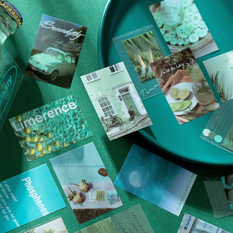 Reversed Fantasy Artistic Landscape Sticker Book b