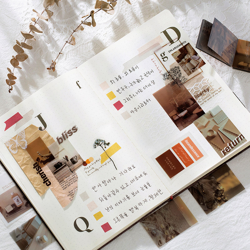 Reversed Fantasy Artistic Landscape Sticker Book b5