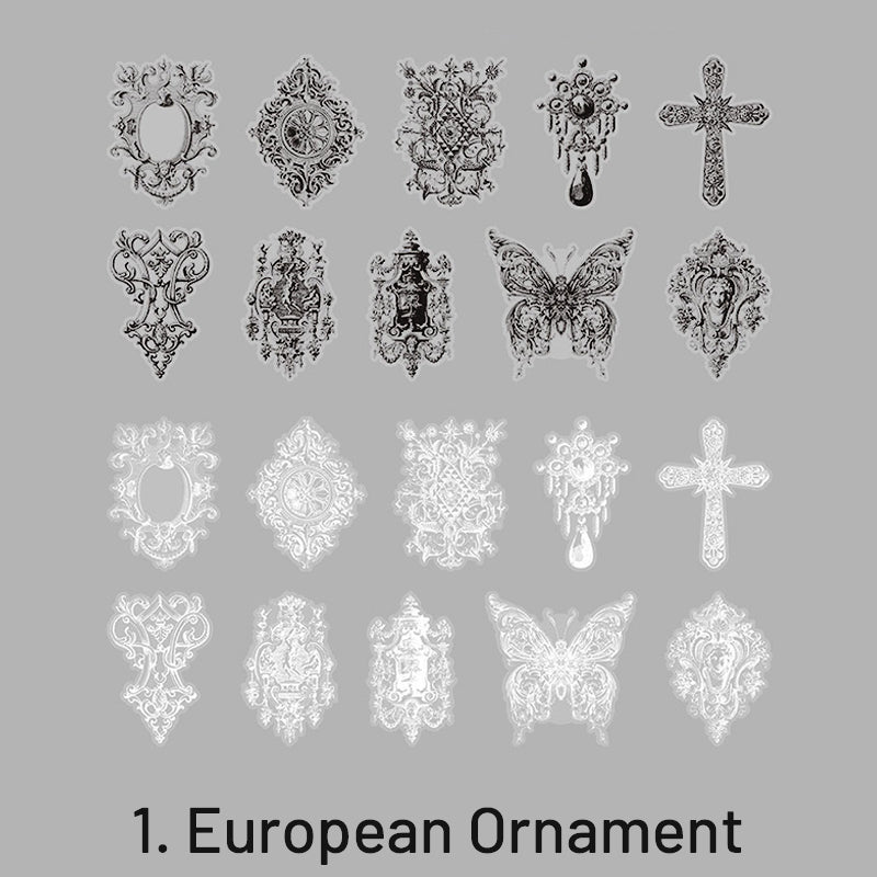 Roman Holiday Classical European Decorative Sticker sku-1