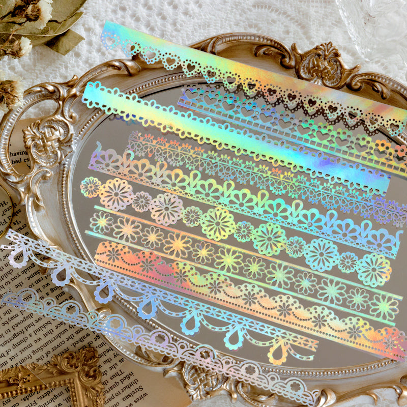 Romantic Story Hollow Lace DIY Decorative Paper b2